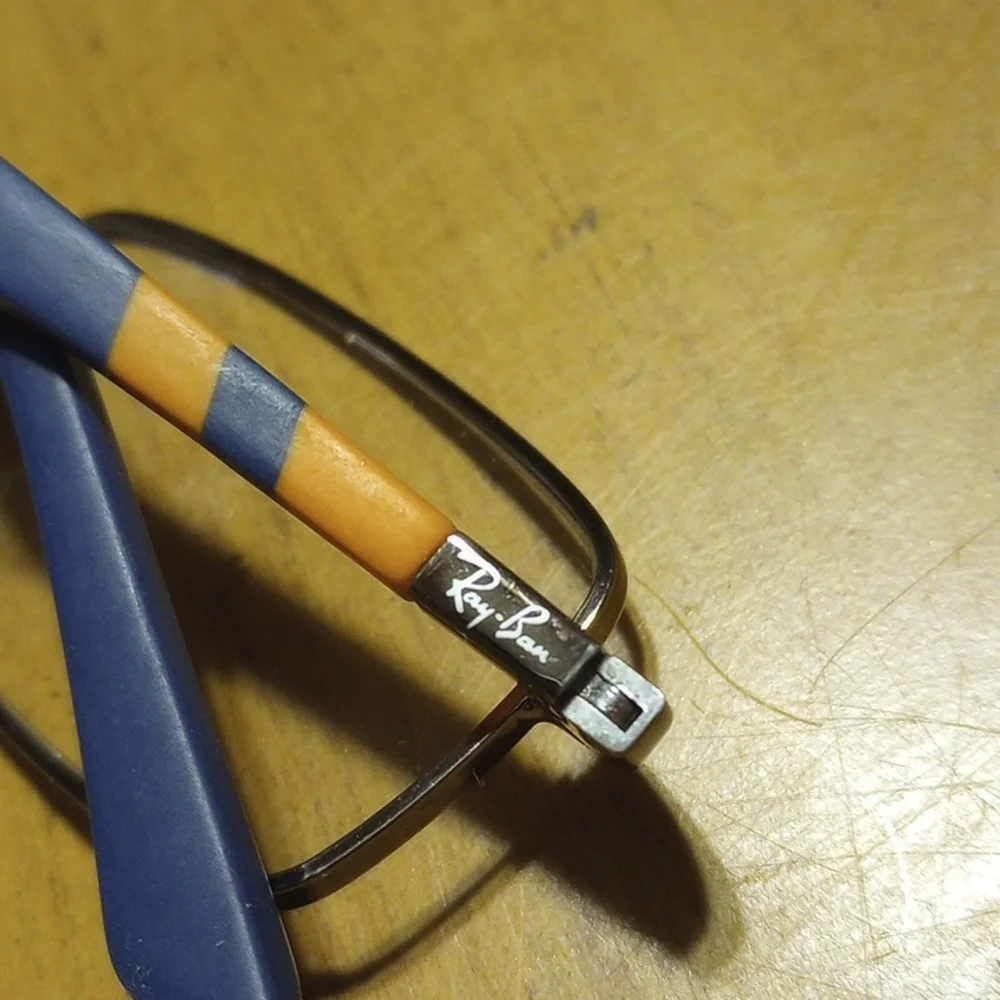 Kids blue and orange sporty Ray-Ban frames never worn demo models